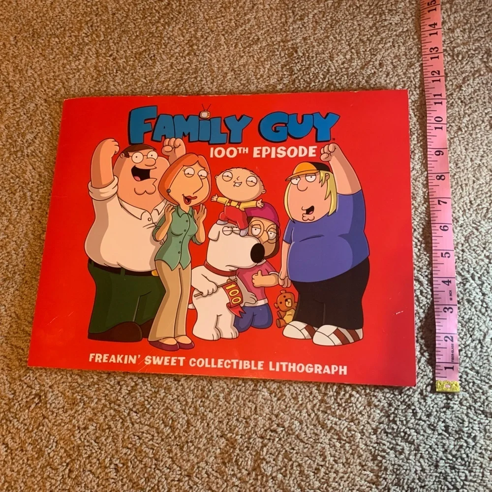 Family Guy 100th episode collectable lithograph Best Buy exclusive limited print